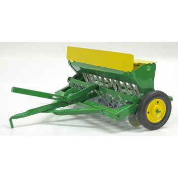 JD -  - Grain drill, yellow lids, silver disc openers - 1/16