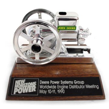JD - E - Engine, stationary gas, chrome, JD New Horizons Power 1990 - 1/6