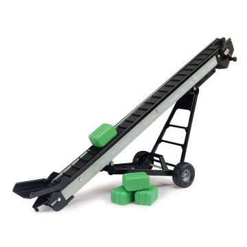 JD -  - Elevator, with bales gray with black belt - 1/16