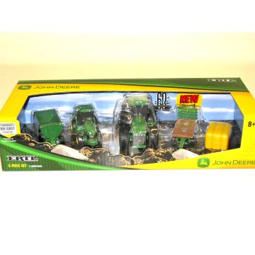 JD - Set - Flare box wagon, 5 pieces - 1/64