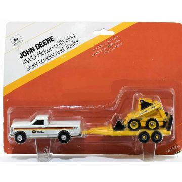 JD - Truck - Ford F-250 pickup, skid loader, two card variations - 1/64