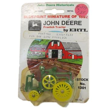 JD - Froelich - Steel wheels Blue Print Replica card - 1/64