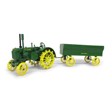 JD - Set - GP standard on steel, with flare box wagon on steel - 1/16