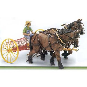JD -  - Hay rake, horse drawn dump rake Envying No Man - 1/16