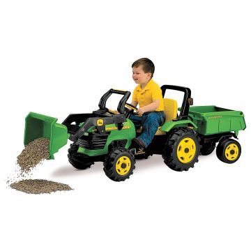 JD - Junior - Pedal, WF with loader and wagon -