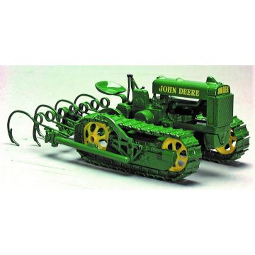 JD - Lindeman - Crawler, metal tracks with cultivator - 1/16