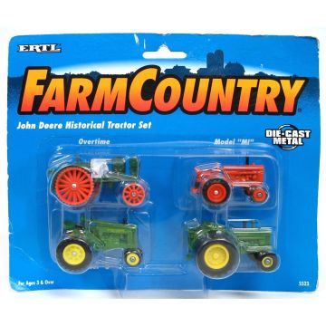JD - Set - Historical set 4 piece carded, Overtime, Model MI, Model G, Model 80 - 1/64