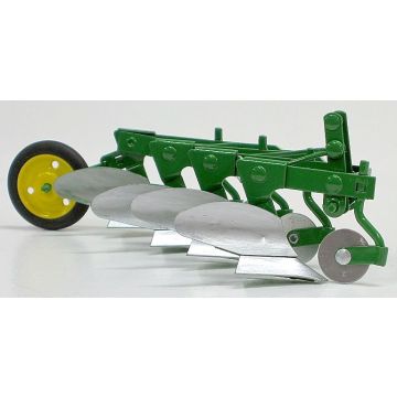JD -  - Plow, 4 bottom, mounted, 2 coulter variations - 1/16