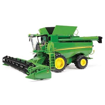JD - S690 - Combine, 12 row corn head and grain head, Big Farm - 1/16