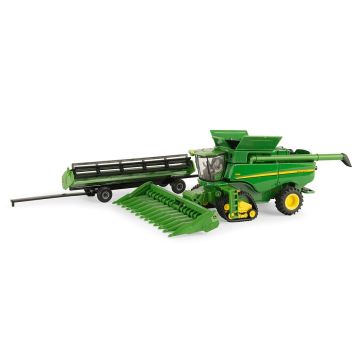 JD - S690 - Combine, tracks, 2 heads, header cart - 1/64