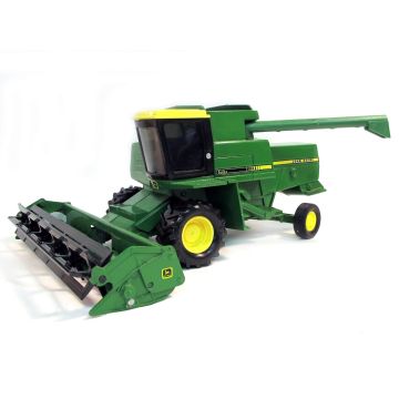 JD - Titan - Combine, Titan, grain platform only yellow cab top - 1/24