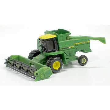 JD - Titan - Combine, grain platform only yellow cab top - 1/80