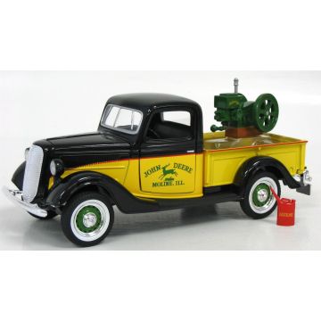 JD - Misc - Truck, 1937 Ford pickup with John Deere model E engine - 1/25