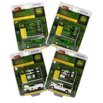 JD - Set - Ford and Chevy 4 Piece Vehicles - 1/64