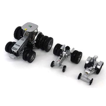 JD - Set - Waterloo Boy, 4020, 8400R, 100 Years of JD Tractors, Special Edition, silver - 1/64