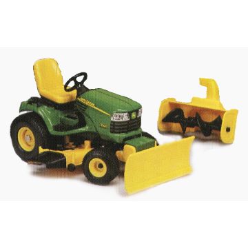 JD - X485 - Mower deck, front blade & snow blower - 1/16