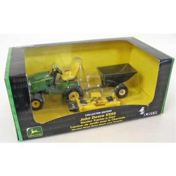 JD - X595 - Mower deck & plastic black cart - 1/16