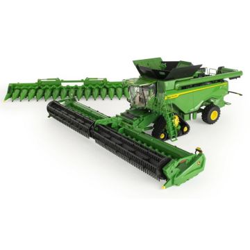 JD - X9 1000 - Combine, tracks, folding 16 row corn head, draper head - 1/32