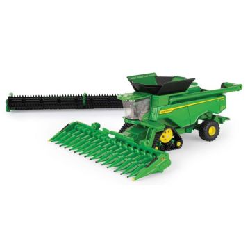 JD - X9 1000 - Combine, tracks, folding 16 row corn head, draper head - 1/64