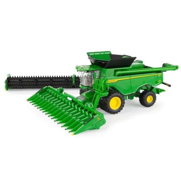 JD - X9 1100 - Combine, duals, folding corn head, grain table,  handrail details, Prestige - 1/64