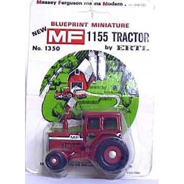 MF - 1155 - 2WD Blue Print Replica card large wheels MF on decal - 1/64