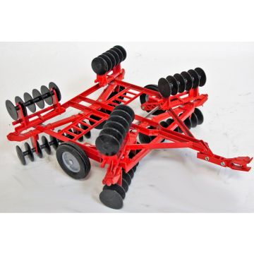 MF -  - Disc, folding wings, plastic frame, floating hitch, grey rims - 1/16