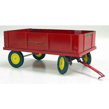 MF -  - Wagon, barge type, plastic rims, red , yellow or gray - 1/16