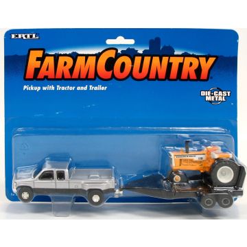 MM - Set - G550 NF with dually pickup and flatbed trailer - 1/64