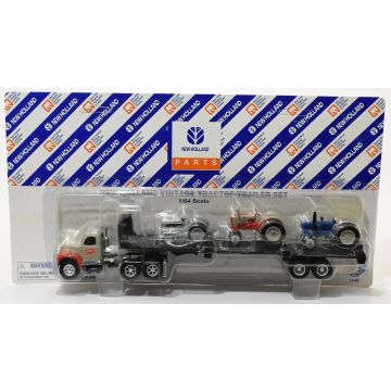 NH - Set - Vintage Mack Semi with Ford 9N, 901, and 5000 - 1/64