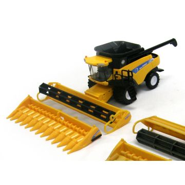 NH - CR9080 - Combine, 2 heads, 2009 Farm Show Edition - 1/64