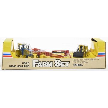 NH - Set - NH, Ford, 4 piece set, skid loader - 1/64