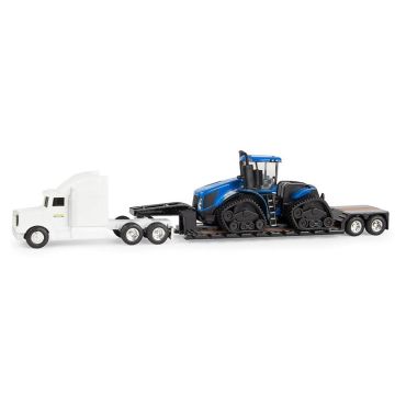 NH - Semi - T9.645 Track Tractor on Lowboy Semi - 1/64