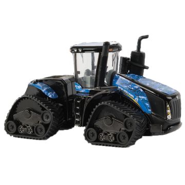 NH - T9.600 - 4WD Trax blue camo 2017 Farm Show, chrome - 1/64