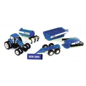 NH - Set - TG-230 MFD Front & rear duals, implements, 5 pc - 1/64