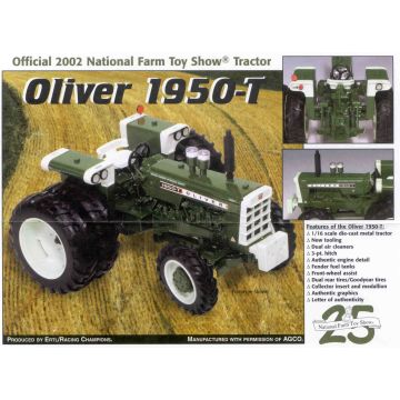 Oliver - 1950T - MFD Duals open station 2002 National Farm Toy Show - 1/16