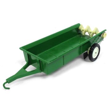 Oliver -  - Spreader, manure, 2 wheels belt drive diecast rims & beater - 1/16