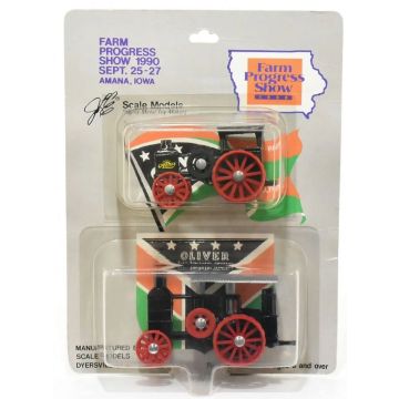 Rumely - Set - Oil Pull & Hart Parr 1990 Farm Progress Show - 1/64
