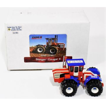 Steiger - Cougar II - 4WD, Red White & Blue, Arriba Toy Show 2012, 1 of 35 - 1/64