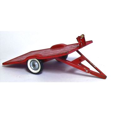 Tru-Scale -  - Trailer, Tilt, with winch, 2 wheels, DC or plastic rims - 1/16