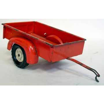 Tru-Scale -  - Trailer, Utility, 2 wheels, cream rims - 1/16