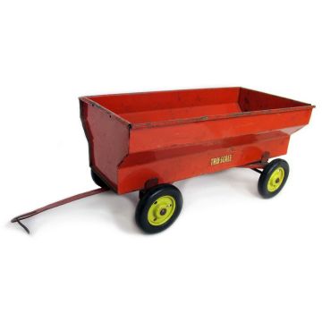 Tru-Scale -  - Wagon, flare box, red with yellow rims& decals - 1/16