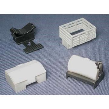 UB -  - Accessories, for Dually truck, black & white - 1/64