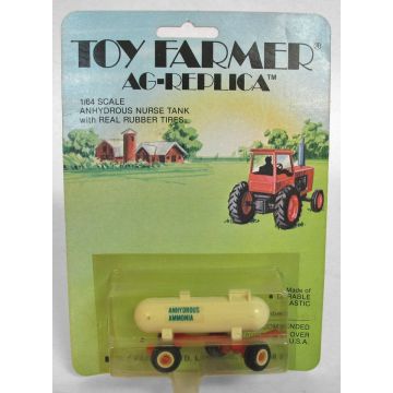 UB -  - Wagon Anhydrous Ammonia orange running gear, Toy Farmer Card - 1/64