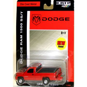 UB -  - Dodge Ram 1500 SS/T Pickup, red, std cab, black, red, silver card - 1/64