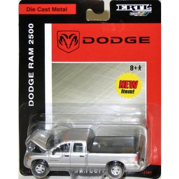 UB -  - Dodge Ram 2500 Pickup, silver, opening hood, extended cab, black, red, silver card - 1/64