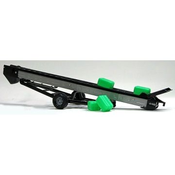 UB -  - Elevator, with bales, gray with black belt, white box - 1/16