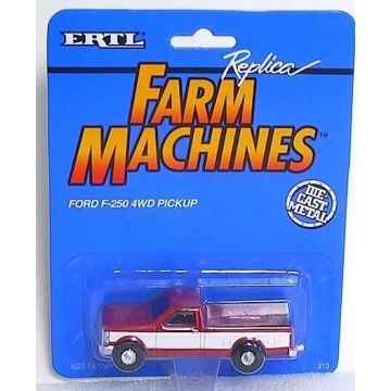 UB -  - Ford F-250 4WD Pickup, red with white panel - 1/64