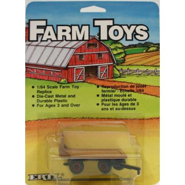 UB -  - Wagon Hay black running gear, red rims - 1/64