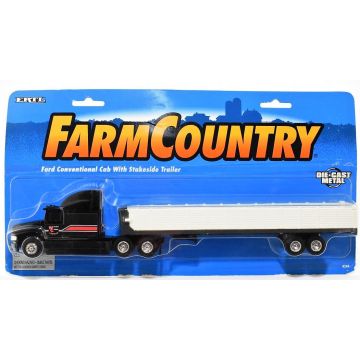UB - Semi - Sidestake trailer, Ford Conventional Cab, Walnut Creek - 1/64