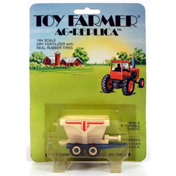 UB -  - Spreader, fertilizer dry, blue Toy Farmer card, orange or blue decal - 1/64